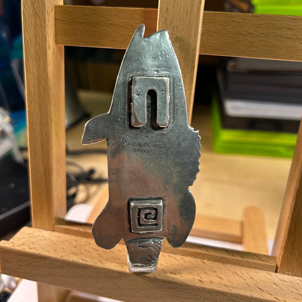 Basic Spirit Canada Pewter Fish Wall Hook Trout Salmon Nature Cabin Decor 2003 - Picture 3 of 5